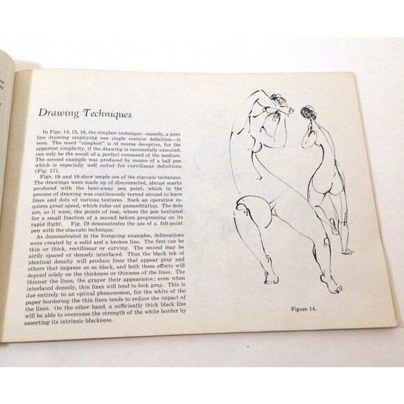 Vintage Pen and Ink Drawings by Frederic Taubes First Edition 1962 Pitman 41 - Picture 7 of 7